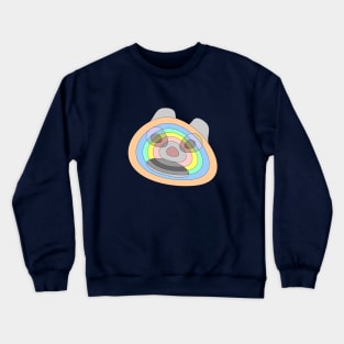 Creepy Cute Bear Face Clown Crewneck Sweatshirt